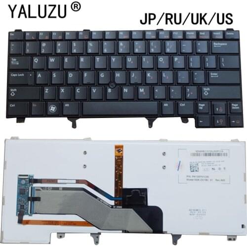 JP/RU/UK/US Laptop keyboard FOR Dell Latitude E6220 E6230 E6320 E6330 E6430 E6420 E6430s E6420 0C7FHD