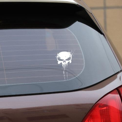 Car Sticker Cool Design Personality Head Blood Flying Skeleton Car Stick Body Reflection Stick Exterior Styling Accessories
