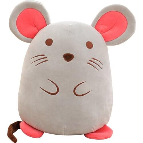 Cartoon Plush Toys Cute Mouse Plush Toys Cartoon Rat Stuffed Toy Sofa Pillow Kids Girl Room Decor Birthday Gifts New Year Mascot