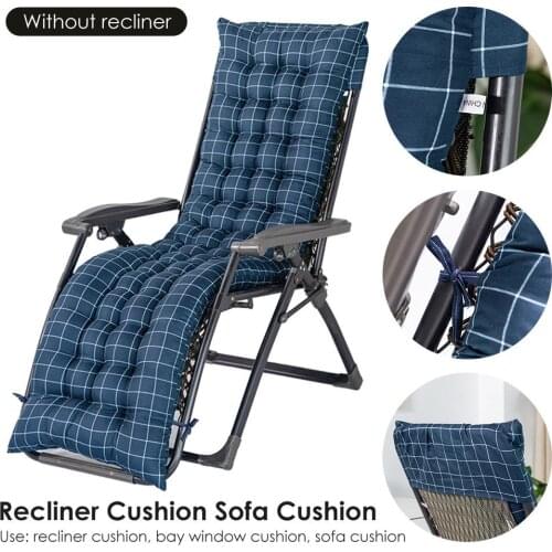 Recliner Cushion Soft Thicken Pad Chair Cushion Breathable Washable Sun Lounger Mat Sofa Cushion For Garden Patio Vacation Relax