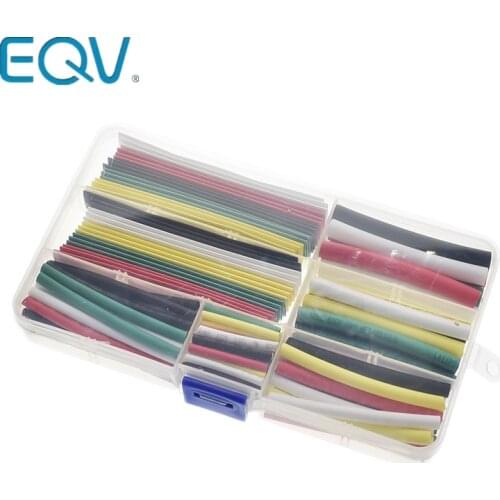 Heat shrinkable tube technicolor 2mm 3mm 4mm 5mm 6mm 8mm 10mm Tubing Sleeving Wrap Wire Cable Kit