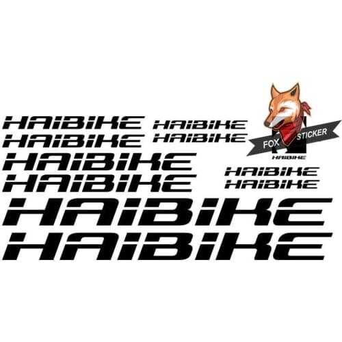 Bicycle frame stickers road bike mountain bike MTB Track bike TT bike cycle decal reflective stickers for HAIBIKE stickers