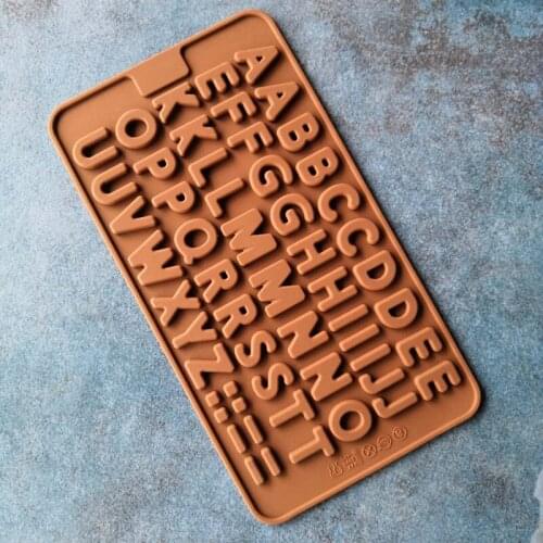 New 26 English Letters Silicone Chocolate Jelly Mold Fondant Cake Decoration Tools A959