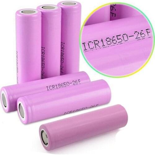 Original 18650 Battery 2600mah rechargeable Li-ion Battery For ICR18650-26F 3.7V battery for flashlight headlight