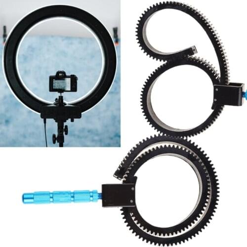 Adjustable Manual Flexible Gear Ring Belt for DSLR Camera Follow Focus Zoom Lens