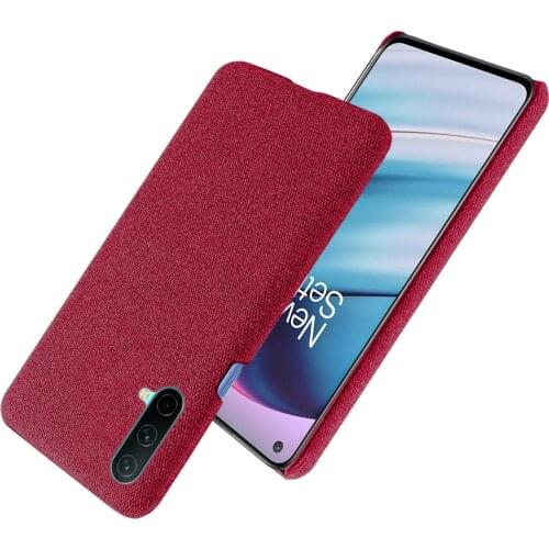 Cloth Texture Fit Case For OnePlus Nord CE N10 5G 9R 9E 8T Funda Luxury Febric Antiskid Cover For One Plus 8 9 5 6 7 T Pro Coque