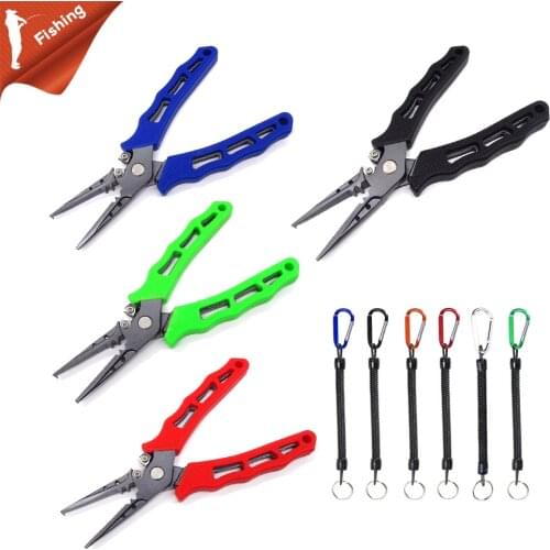 High-strength Non-slip Fishing Line Cutting Fishing Gear Multifunction Luya Pliers Stainless Steel Fishing Pliers Pliers Tool