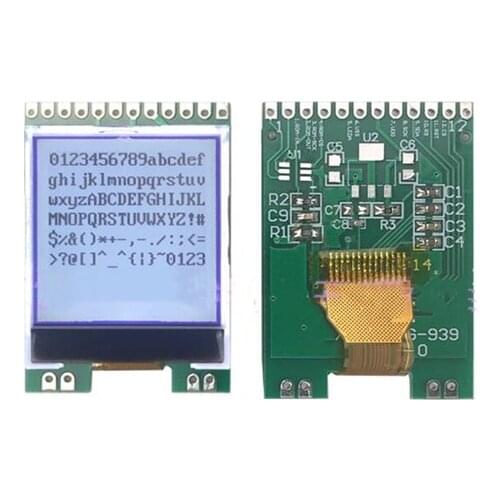 14PIN/12PIN SPI COG LCM LCD 128128 Display Screen (Board/No Board) ST7571 Controller White Backlight