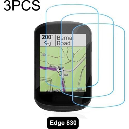 3PCS Screen Tempered Film Screen Protector for Garmin Edge 530/830 Tempered Glass Screen Protectors