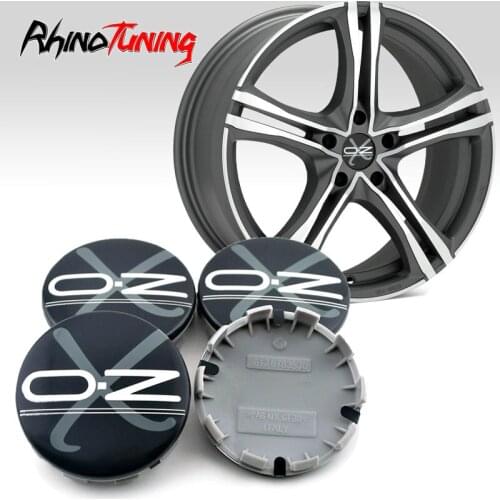 4pcs 68mm 65mm OZ Racing Car Wheel Center Caps Emblem For E64 E90 E65 E84 F48 Wheels Auto Rim Hub Cap Cover