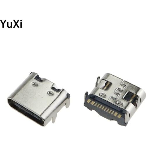 5PCS SMT Micro USB 3.1 Type-C 16pin female connector For Mobile Phone USB-C Power Charging Port Socket