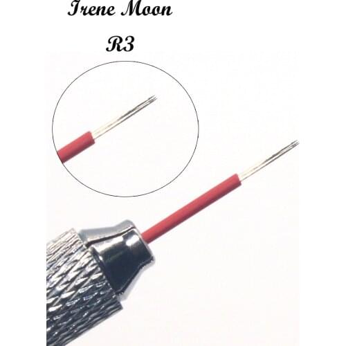 50pcs Circular R3 Liner Microblading Needles Eyebrow Blade Microblading shading 3 Pins Round Fog Eyebrow Makeup Tools