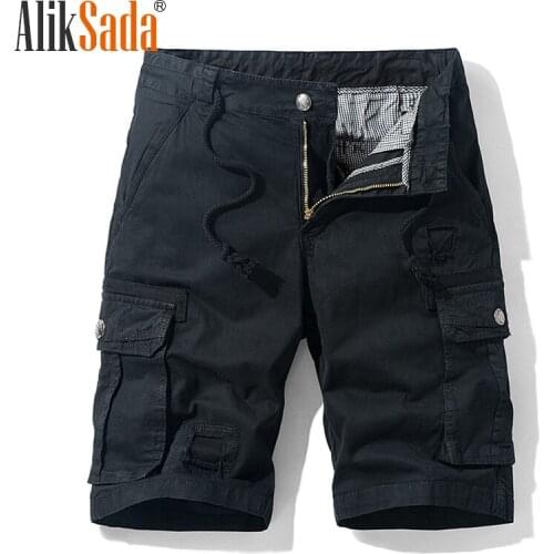 Aliksada Workwear Menshorts 2021 Summer Thin Section Outer Pants,loose Casual All-Match Cotton Sports Five-Point Men Shorts