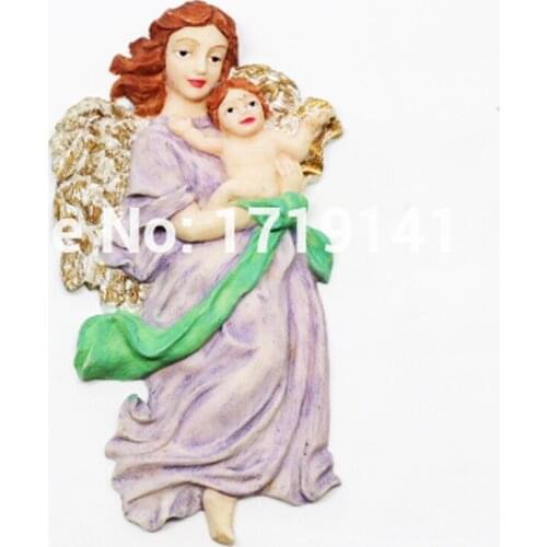 Angel fondant silicone mould resin clay sugar angel love wedding silicone mold cake decoration