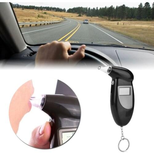 Digital Alcohol Breath Tester Analyzer Advanced Semiconductor Oxide Alcohol Sensor LCD Screen Alcohol Breath Tester Analyzers