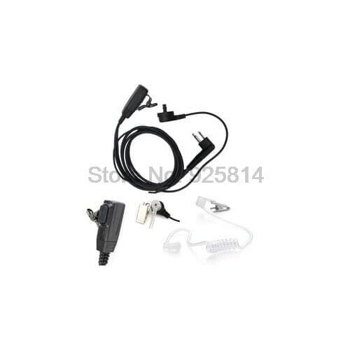 By dhl or ems 500pcs Acoustic Air Tube Earpiece Headset for Motorola Walkie Talkie Radio for GP88 GP300 GP308 GP68 CP040 CP100