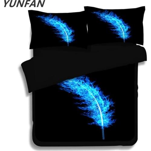 3D Dream Catcher Feather Duvet Cover Set With Pillowcase Bohemian Bedding Set Single Double Queen King 3Pcs No Sheet bedclothes