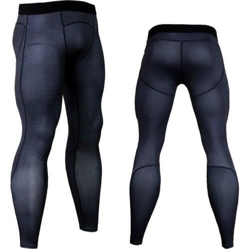 Compression Tights Running Men Sports Fitness Training Leggings Gym Jogging Pants Male Sportswear Yoga Workout Bottoms