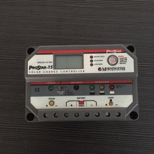 15Amps Morningstar PWM Solar Charge Controller PS-15A 12V 24V LCD Solar Controller Home Solar System Charger Controller