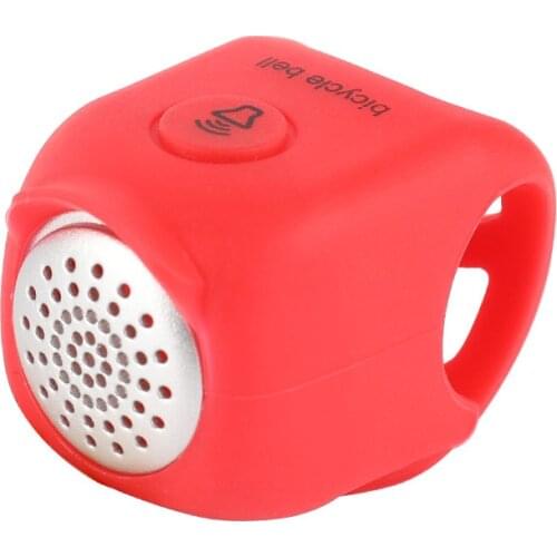 Mini Portable Bike Bells Cycling Handlebar Bell Bicycle Accessories Silicone Bicycle Bell 90db Waterproof Cycling Electric Horn