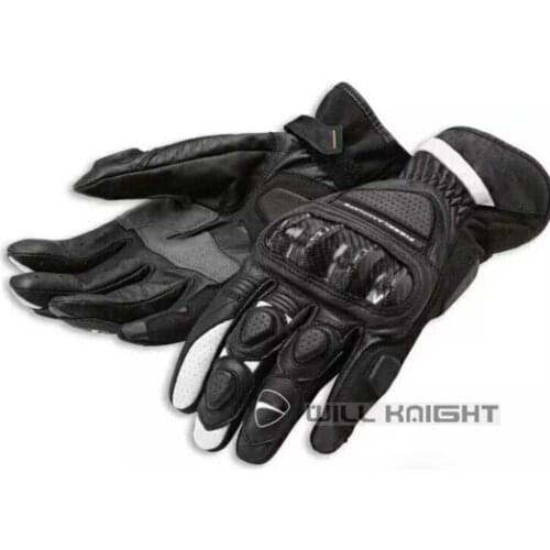Motor New Sport 2 C2 Leather Gloves Motocross Motorcycle Mountain Bicycle Riding Mens Black Gloves
