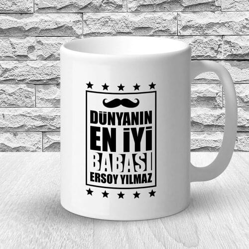 Personalized White Mug Cup (Father 'S Day Themed) 30