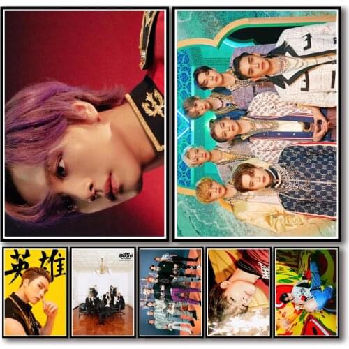 50 Designs N CT Whitepaper Poster DREAM Artwork WayV Fancy Wall Sticker for Coffee House Bar