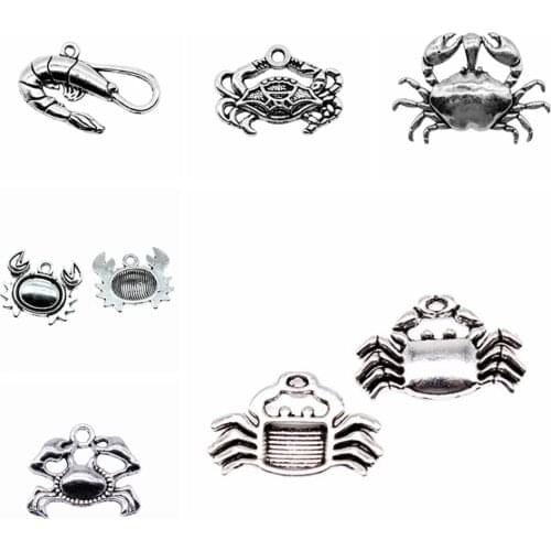 Sejuani diy charms for jewelry making kit pendant for bracelet jewelry accessories Crab Charms