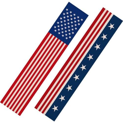 Tablecloth Independence Day Flag Table Runner American Decorative Flag Dining Table Cover Fourth July Holiday Home Decor