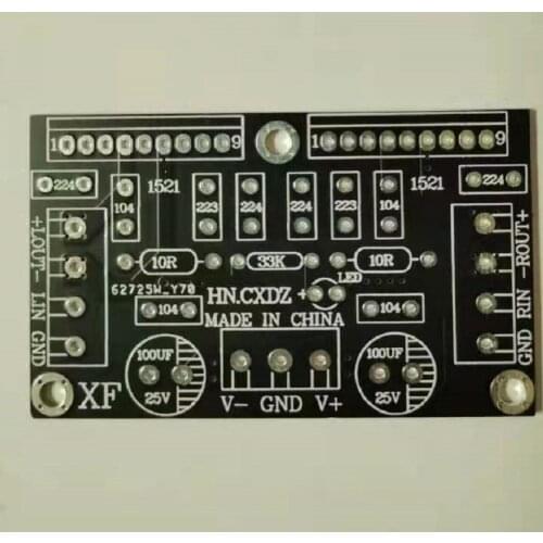 TDA1521 2.0 Channel 30W+30W BTL Power Amplifier Circuit PCB Empty Board +-15-25V