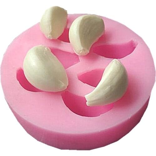 Garlic shape mold Cake decoration tool Baking mold Chocolate candy mold Kitchen accessories 18155