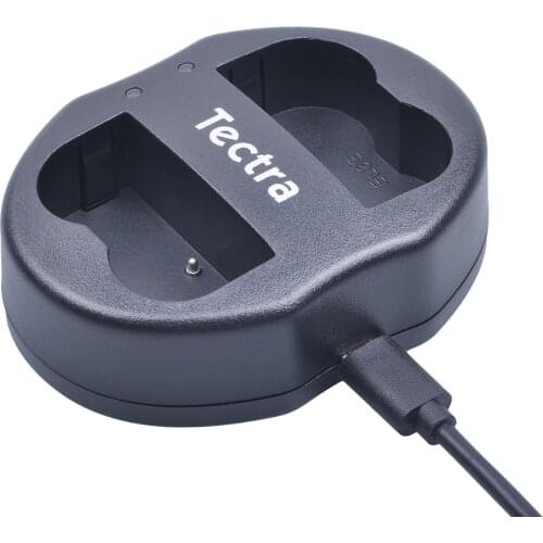 Tectra EN-EL3e EN-EL3 EN-EL3a 2-Port USB Dual Charger for Nikon D50 D70S D80 D80S D90 D100 D200 D300 D700 D300s