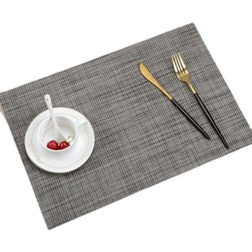 Nvironmental Protection Japanese Style PVC Anti Slip Heat Insulation Western Food Mat For Dish Cup Pad