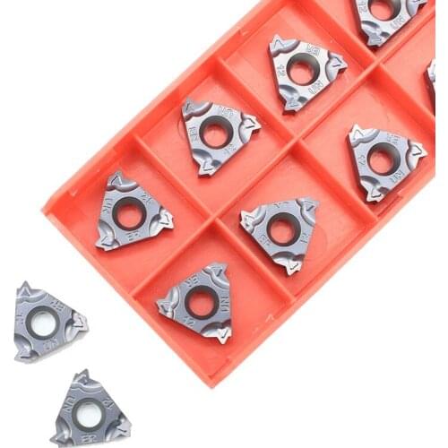 10 PCS 16ERM 12 UN IC908 Carbide Inserts Plate High Quality CNC Threaded Blade Lathe Cutter Tool Turning Tools