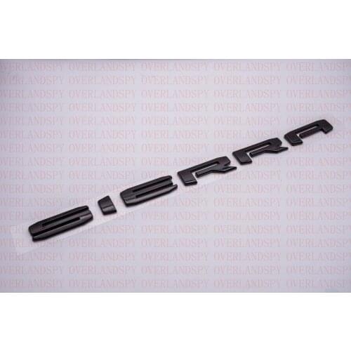 250PCS 2019 2020 2021 FITS GMC SIERRA LETTERS EMBLEMS 1500 2500 AT4 DENALI