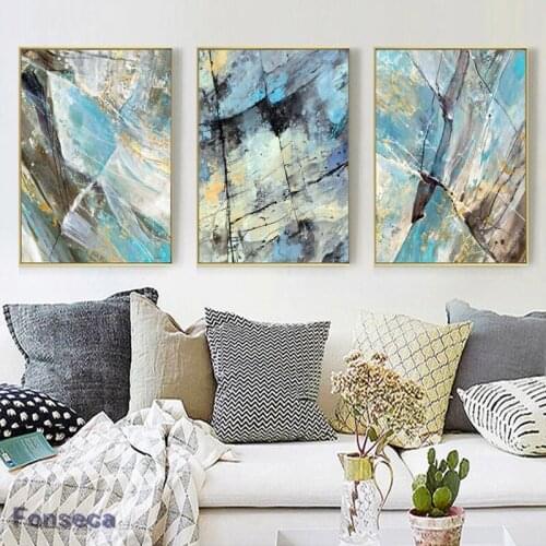 Abstract Texture Cliff Poster Decorative Canvas Painting On The Wall Modular Pictures For Living Room Aesthetic Room Decor
