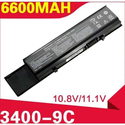 ApexWay 6600mAh Battery For Dell Vostro 3400 3500 3700 04GN0G 0TY3P4 4JK6R 7FJ92 CYDWV Y5XF9