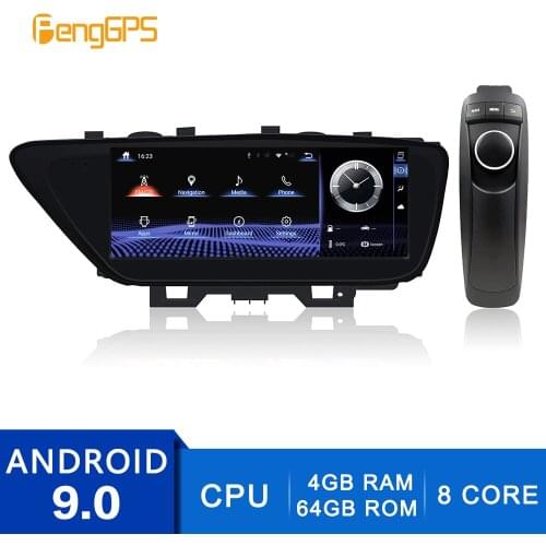 Android 9.0 DVD Player 2 Din Stereo for Lexus ES 2013-2017 GPS Navigation DVD Player 8 Core FM/AM Auto Radio 4G+64G Headunit