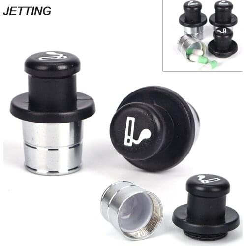 Car Lighter Shaped Metal Safe Secret Stash Diversion Pill Box Container Pill Splitters Hidden Container SHIDWJ
