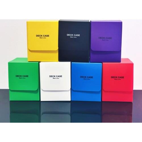 Black Lotus Portable 80 CARDS Deck Box Classic Color Board Games TCG Cards Deck Case for Magical The Cards /PKM/YGO/Gathering