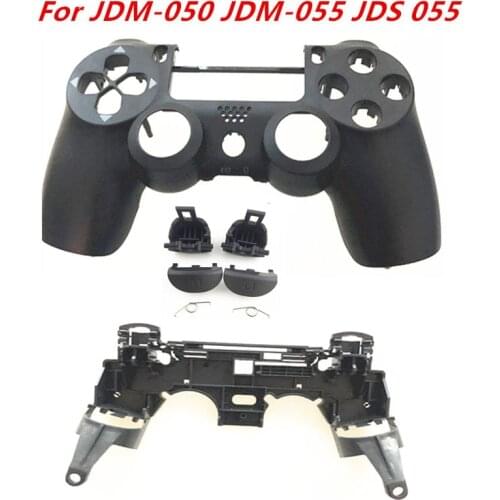 Front Housing shell Case For PS4 JDM-050 JDM-055 JDS 055 Controller With R1 L1 Buttons Key Holder Support Inner Internal Frame