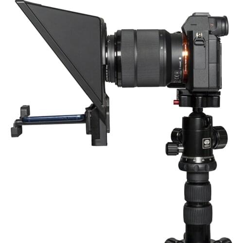Feelworld TP2 Teleprompter for 8 inch tablet DSLR Cameras Smartphone Recording Phones iPad Prompter Artifact with Remote
