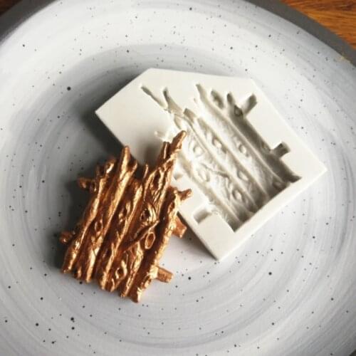 Garden Wooden Or Fence Molds Fondant Cakes Decor Tools Silicone Molds Sugarcraft Chocolate Baking Tools For Cakes Gumpaste Form