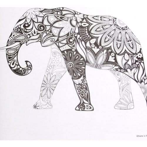 Livre pour enfants Graffiti Coloring Book Peinture English Books Zen Mandalas HCCY