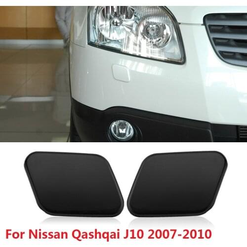 CAPQX For Nissan Qashqai J10 2007 2008 2009 2010 Car Left & Right Headlight Washer Nozzle Cover Cap 28858JD000