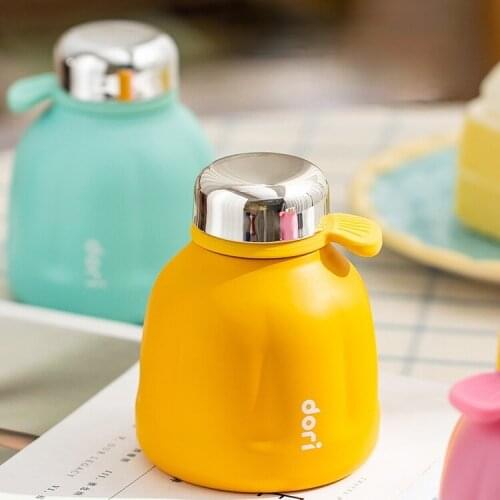 Mini Cute Vacuum Flasks Portable Stainless Steel Travel Mug Thermoses Watter Bottle Botella Agua Drinking Accessories DI50BWB