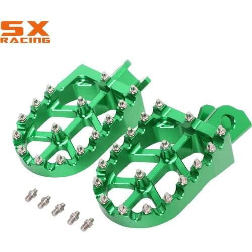 Motorcycle CNC Foot Pegs Footpegs For KAWASAKI KLX150L JFF 2015 JGF 2016 JHF 2017 JJF 2018 KLX150BF FHF FHFA FHFB 2017 Aluminum