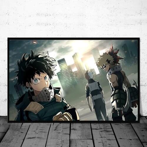 My Hero Academia Anime Poster Original Design Anime Wall Art Print,50 x 70 cm,No Frame