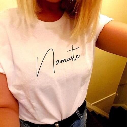 Namaste T Shirt grunge tumblr young hipster party street graphic slogan wanderlust aesthetic camisetas t shirt tees tops O078