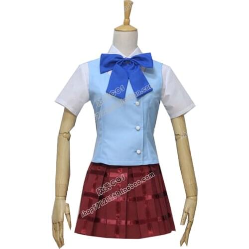 New Style Higurashi no Naku Koro niWhen They Cry Furude Hanyuu Hanyu Cosplay Costume Halloween Christmas Party